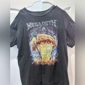 Megadeath vintage rock t shirt men xl